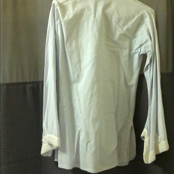 Stunning light blur tunic with white sequins - Picture 8 of 8